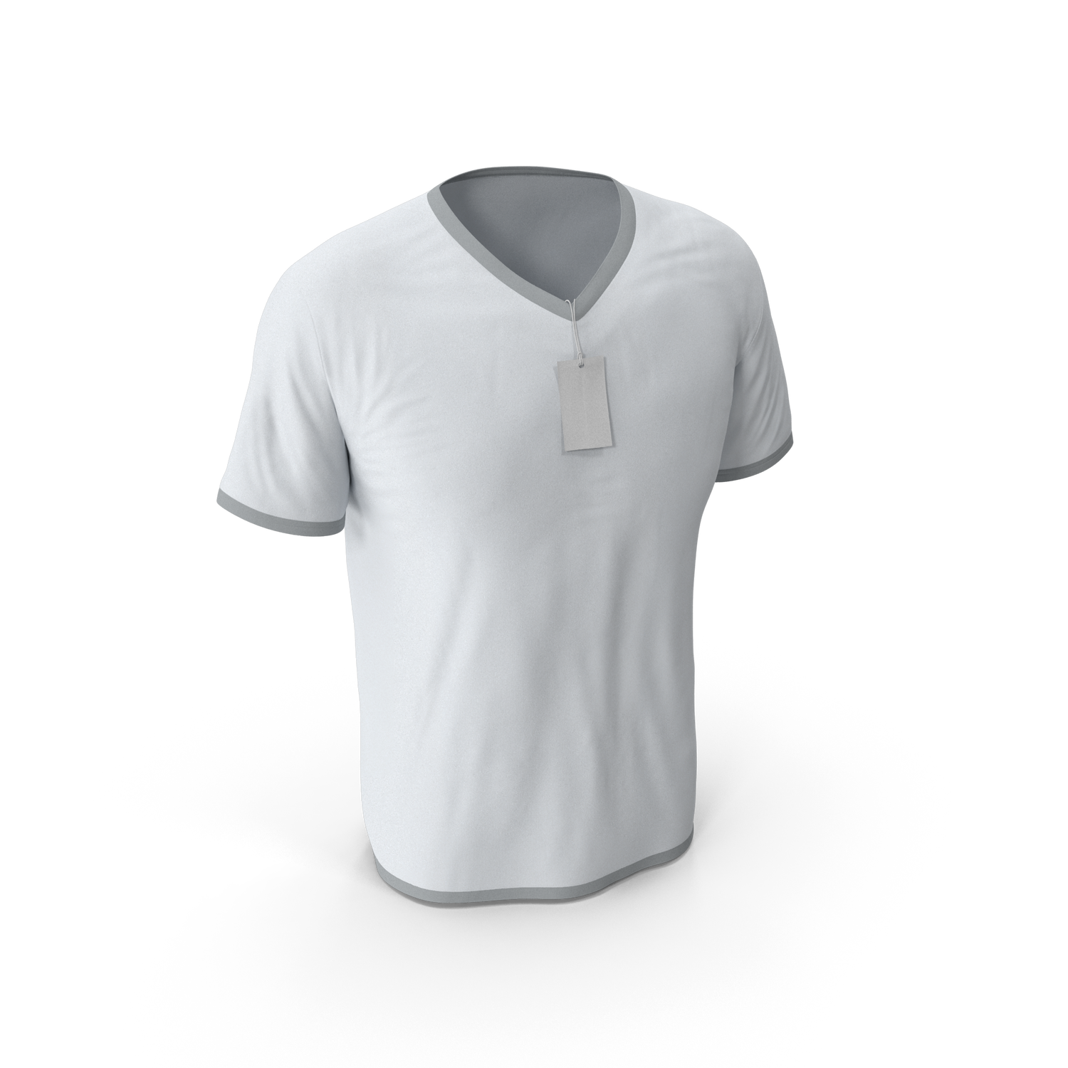 Wit Geborduurde T-shirt