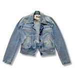 Lichtblauw spijkerjack van Kuyichi in maat M, pre-loved en duurzaam